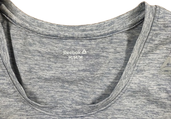 T Shirt Reebok Gris