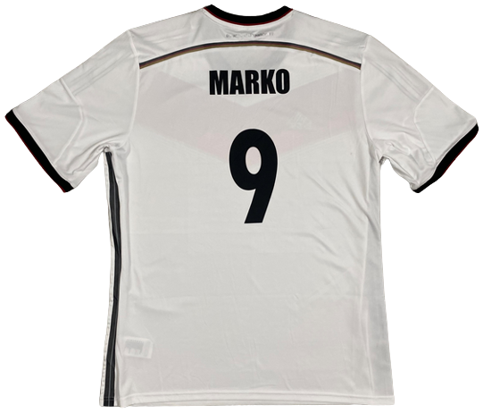 Maillot Allemagne Blanc et Rouge 2014 - 2015 "Marko"