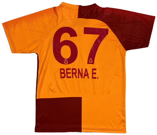 Maillot Galatasaray Orange et Rouge "Berna E"