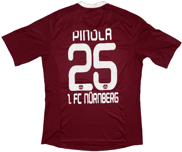 Maillot Nuremberg 2011 - 2012 Rouge Bordeaux "Pinola""