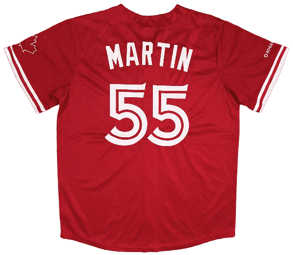 T Shirt Blue Jays Rouge "Martin"