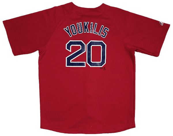 T Shirt Red Sox Rouge "Youkilis"