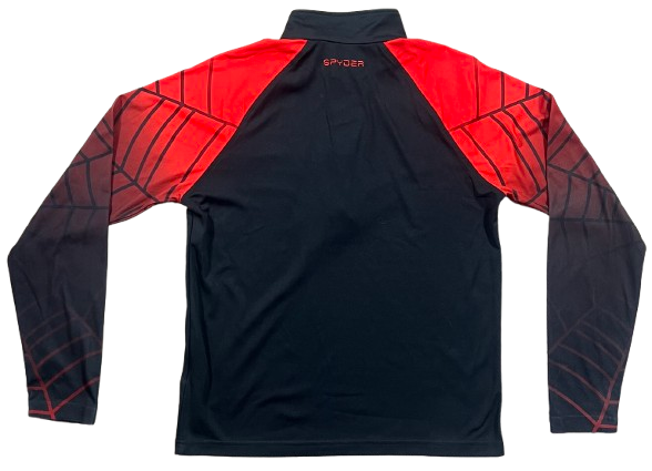 Pull Manches Longues Noir et Rouge Spider