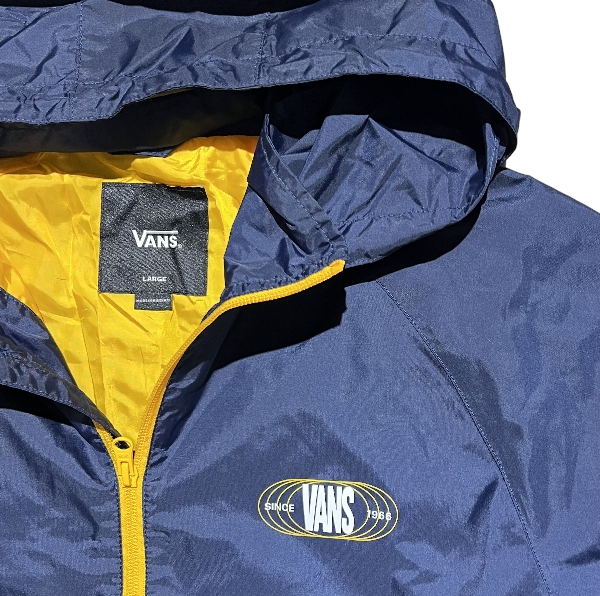 Veste Impermeable Vans Bleue et Jaune