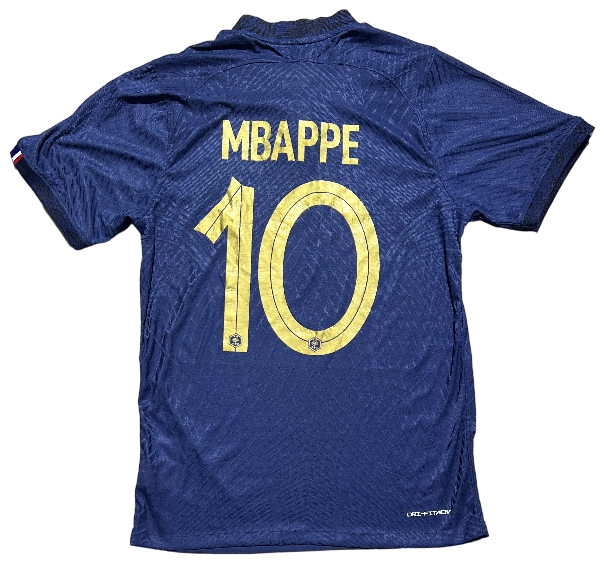 Maillot Nike France Coupe du Monde 2022 "Kylian Mbappe" Bleu