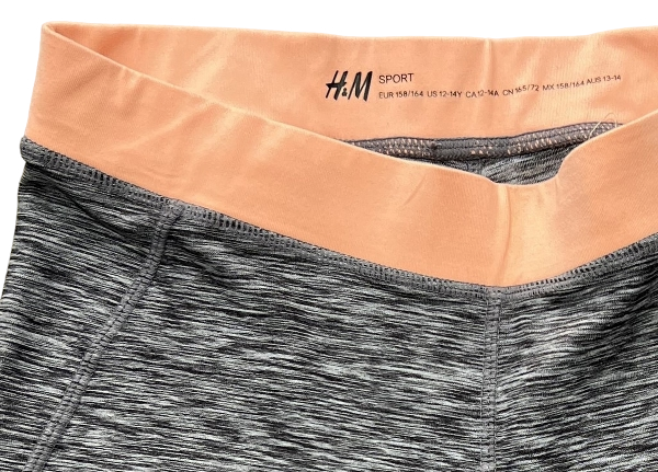 Legging H&M Gris et Saumon