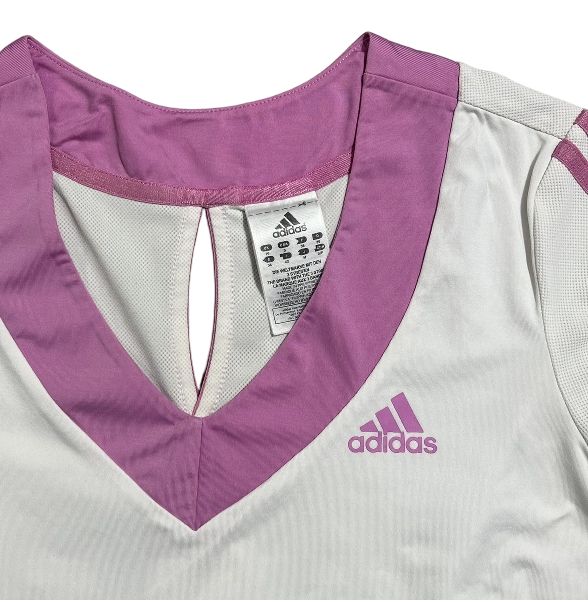 T-Shirt Adidas Blanc et Rose