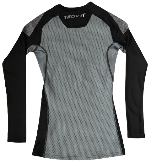 Pull Manches Longues Adidas Noir et Gris Compression