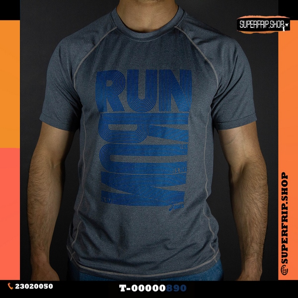 T Shirt Asics Gris Run