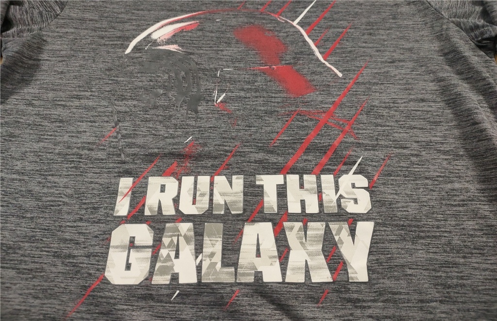 Pull Manches Longues Old Navy Gris "I Run This Galaxy"