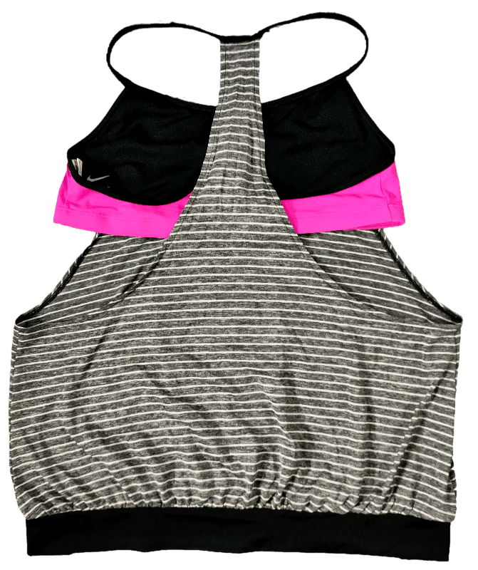 Debardeur + Top Nike Gris et Rose