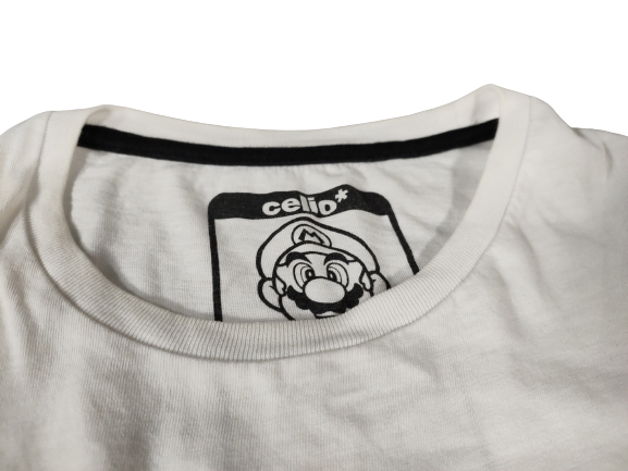 T Shirt Super Mario Blanc