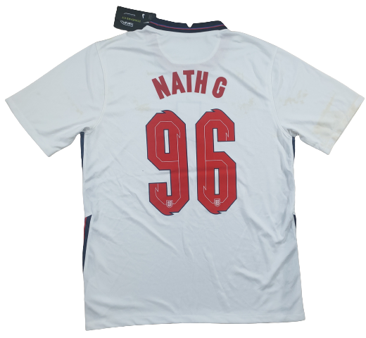 Maillot Angleterre Nath G Blanc