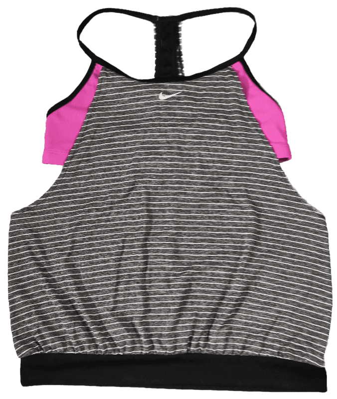 Debardeur + Top Nike Gris et Rose