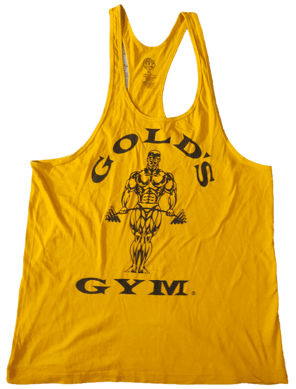 Sans Manches Gold's Gym Jaune