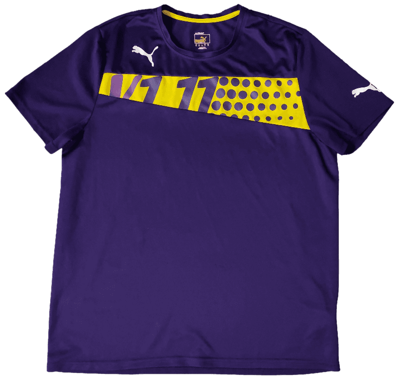 T Shirt Puma Violet Et Jaune