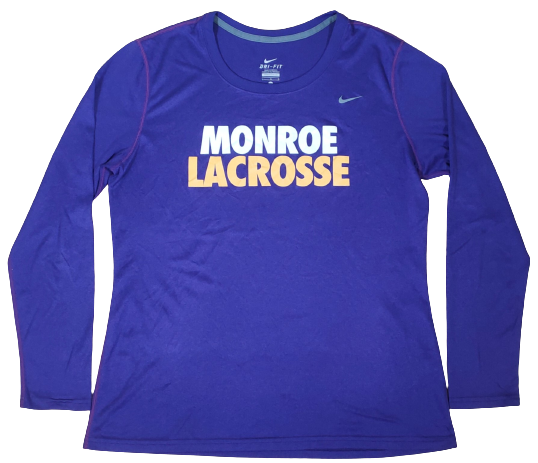 Pull Manches Longues Nike Violet Monroe Lacrosse