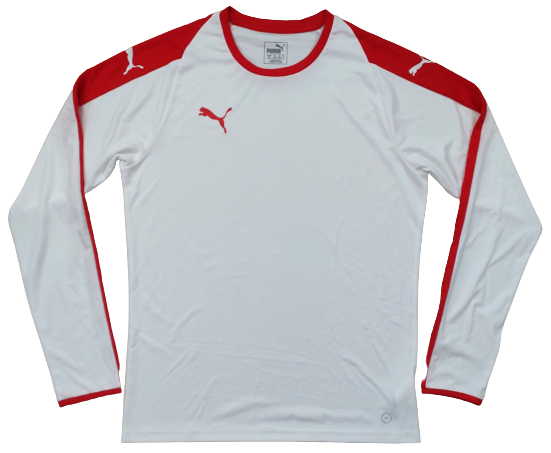 Pull Manches Longues Puma Blanc et Rouge