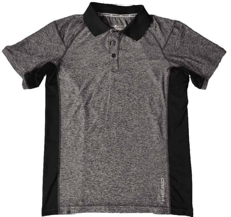 T Shirt Head Gris et Noir