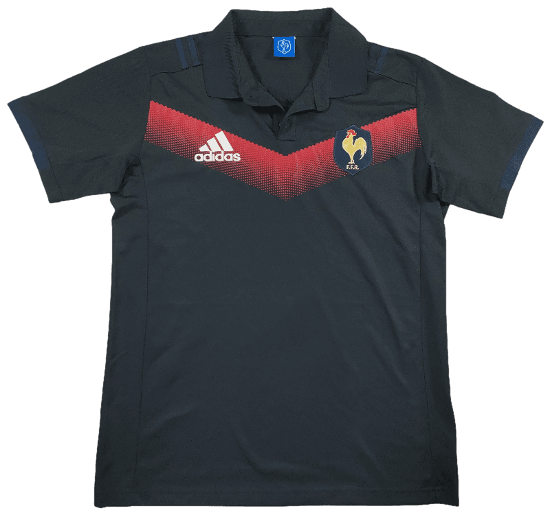 Maillot Rugby France Noir et Rouge