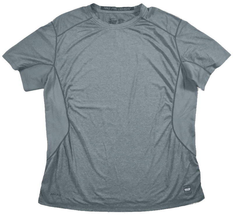 T Shirt Nike Pro Combat Gris