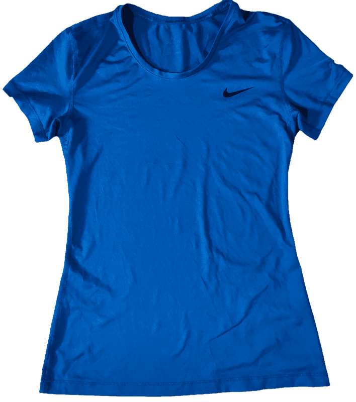 T Shirt Nike Pro Bleu