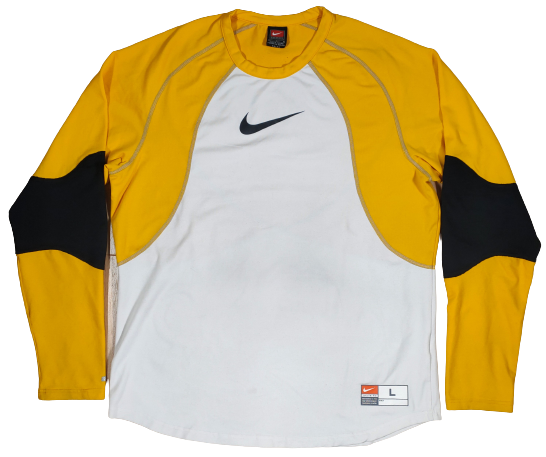 Pull Manche longue Nike Blanc Jaune & Noir