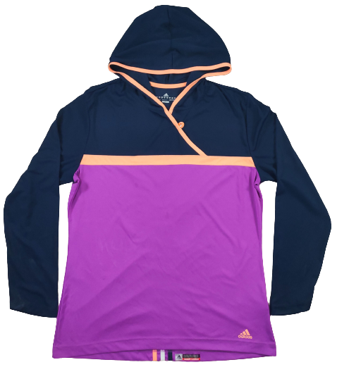 Capuche Adidas Noir Orange et Violet