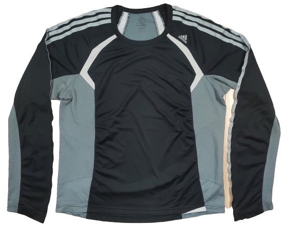 Pull Manches Longues Adidas Noir et Gris