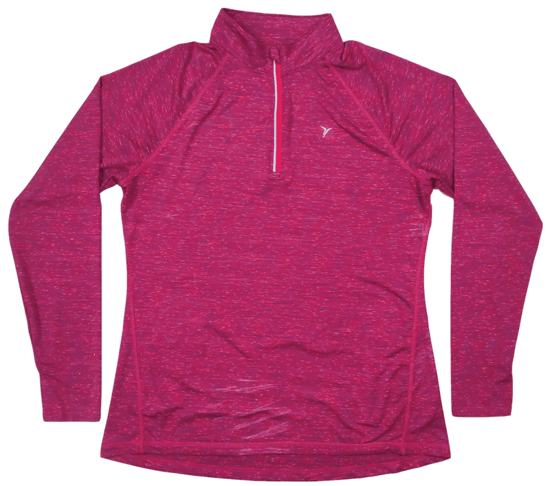 Pull Manches Longues Old Navy Rouge Bordeau Moucheté