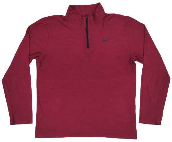 Pull Manches Longues Nike Rouge Bordeau