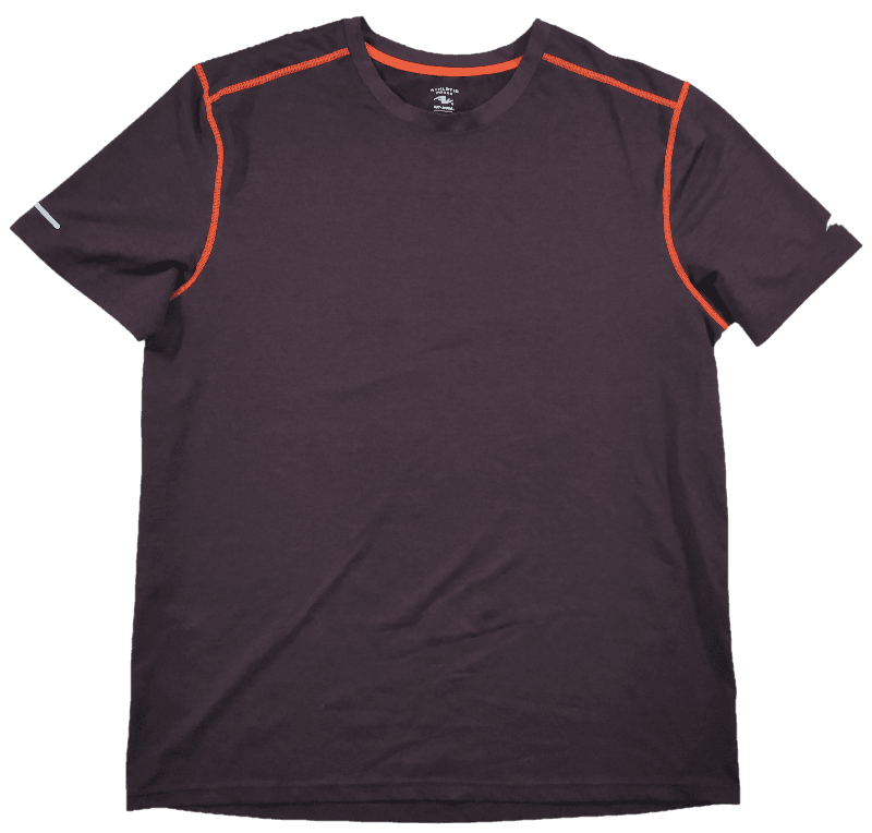 T Shirt Athletic Rouge Bordeau