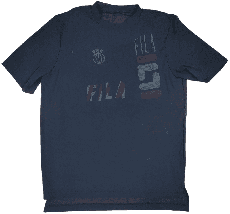 T Shirt + Top Fila Bleu et Rouge