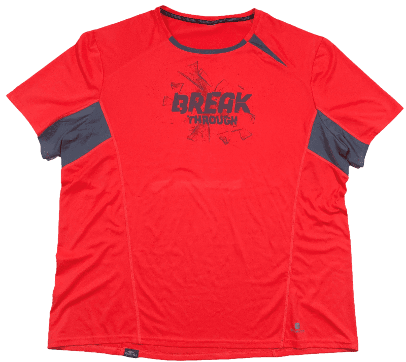 T Shirt Break Through Orange Fluo