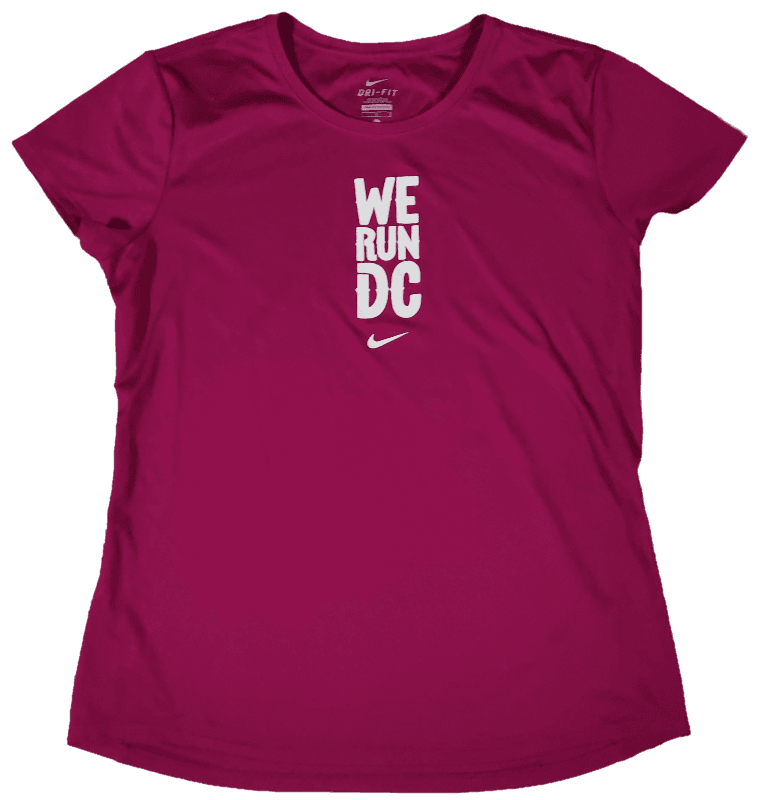 T Shirt Nike Violet We Run DC