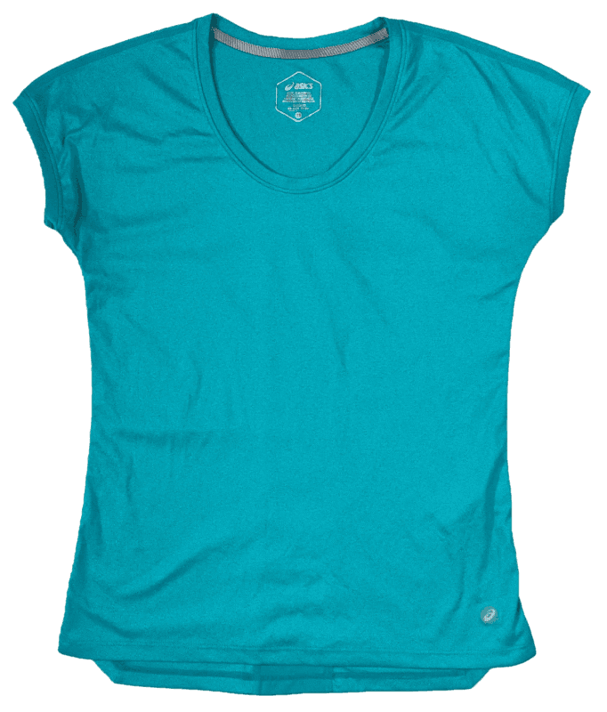 T Shirt Asics Bleu Turquoise