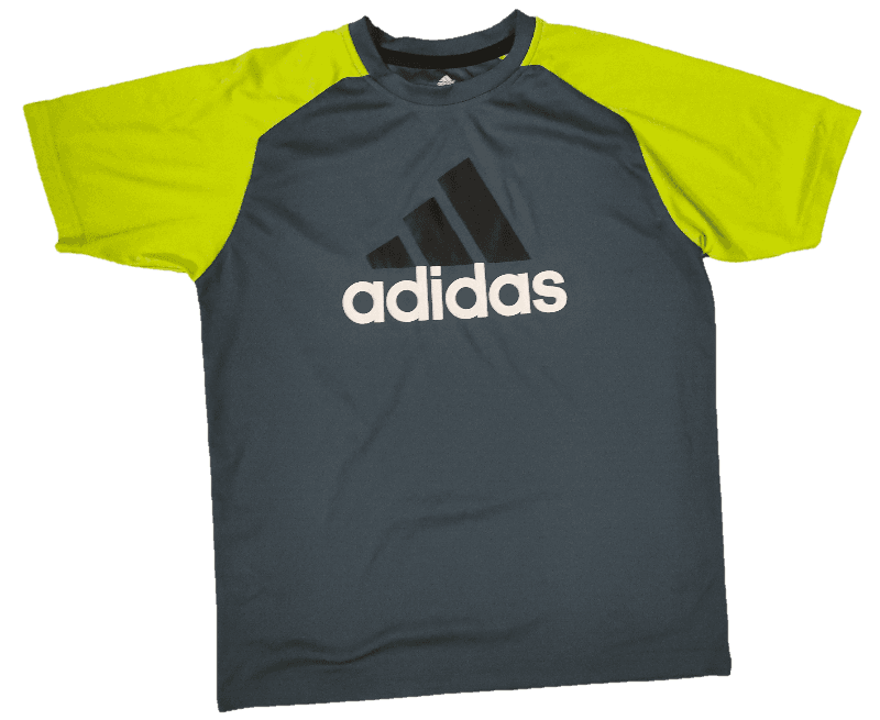 T Shirt Adidas Gris et Vert