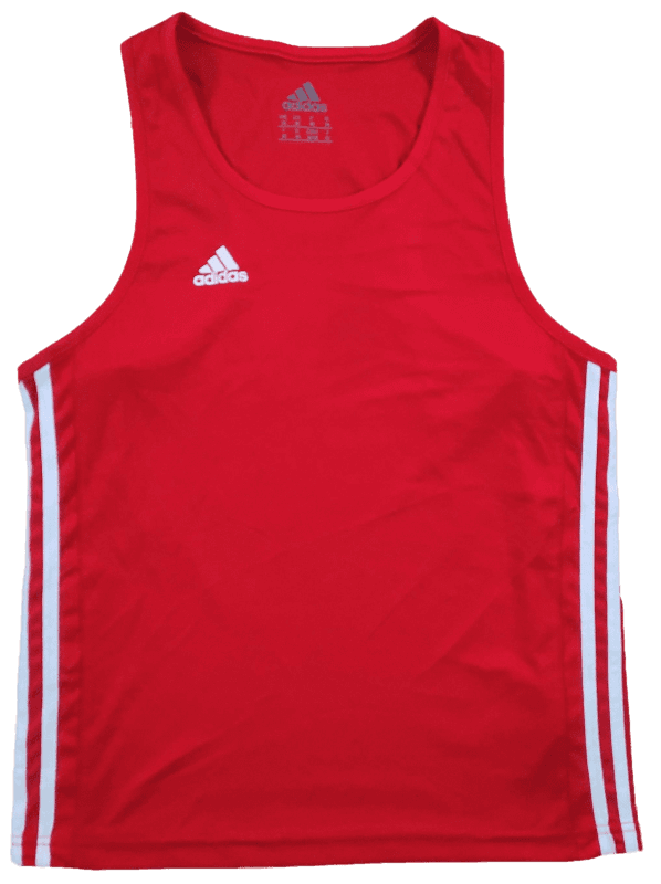 Sans Manches Adidas Rouge