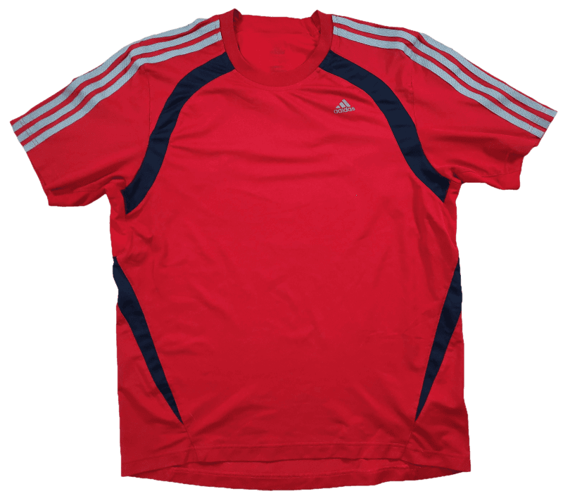 T Shirt Adidas Rouge Noir et Gris