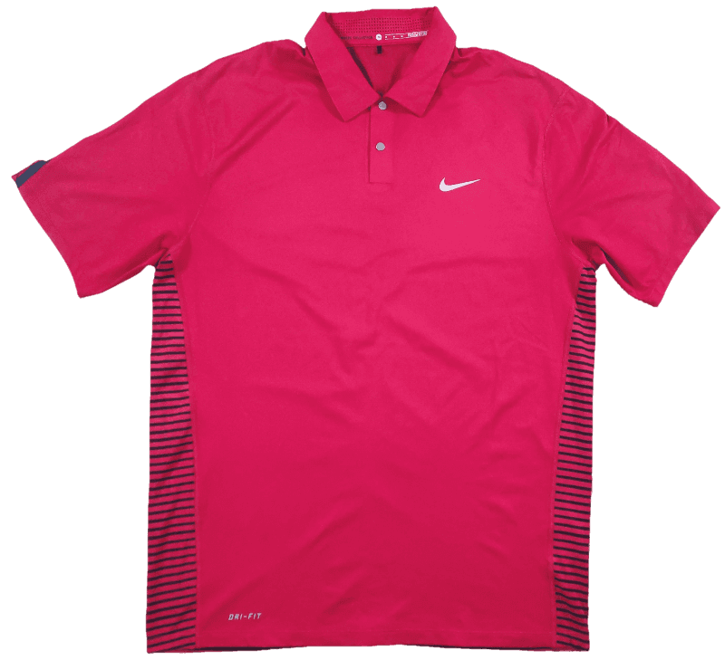 T Shirt Nike Rose et Noir Tiger Woods