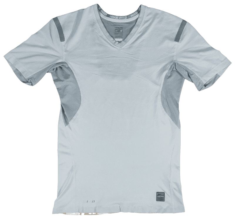 T Shirt Nike Pro Blanc et Gris