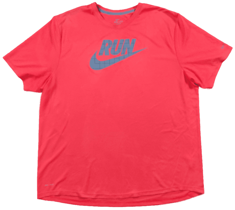 T Shirt Nike Run Orange