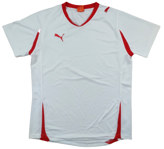 T Shirt Puma Blanc et Rouge