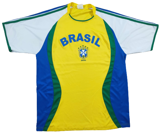 Maillot Bresil Jaune Bleu Et Blanc