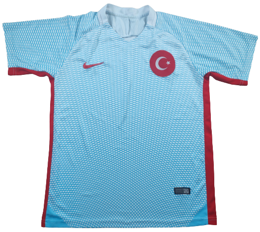 Maillot Turquie Blanc Et Bleu