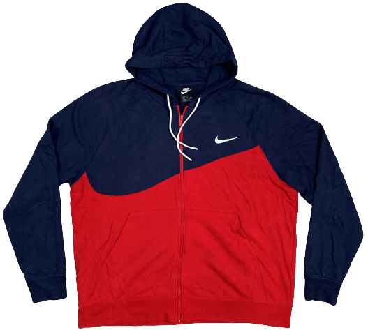 Capuche Nike Bleue et Rouge