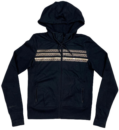 Capuche Crivit Noire et Gold