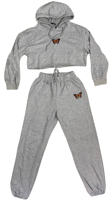 Ensemble Jogging Papillon