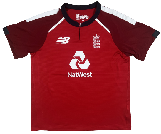 Maillot Angleterre Criket Rouge