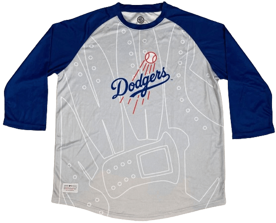 Pull Manches Longues Dodgers Gris et Bleu